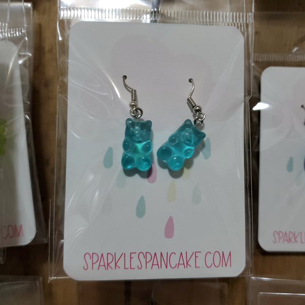 Gummy Bear Resin Dangle Earrings